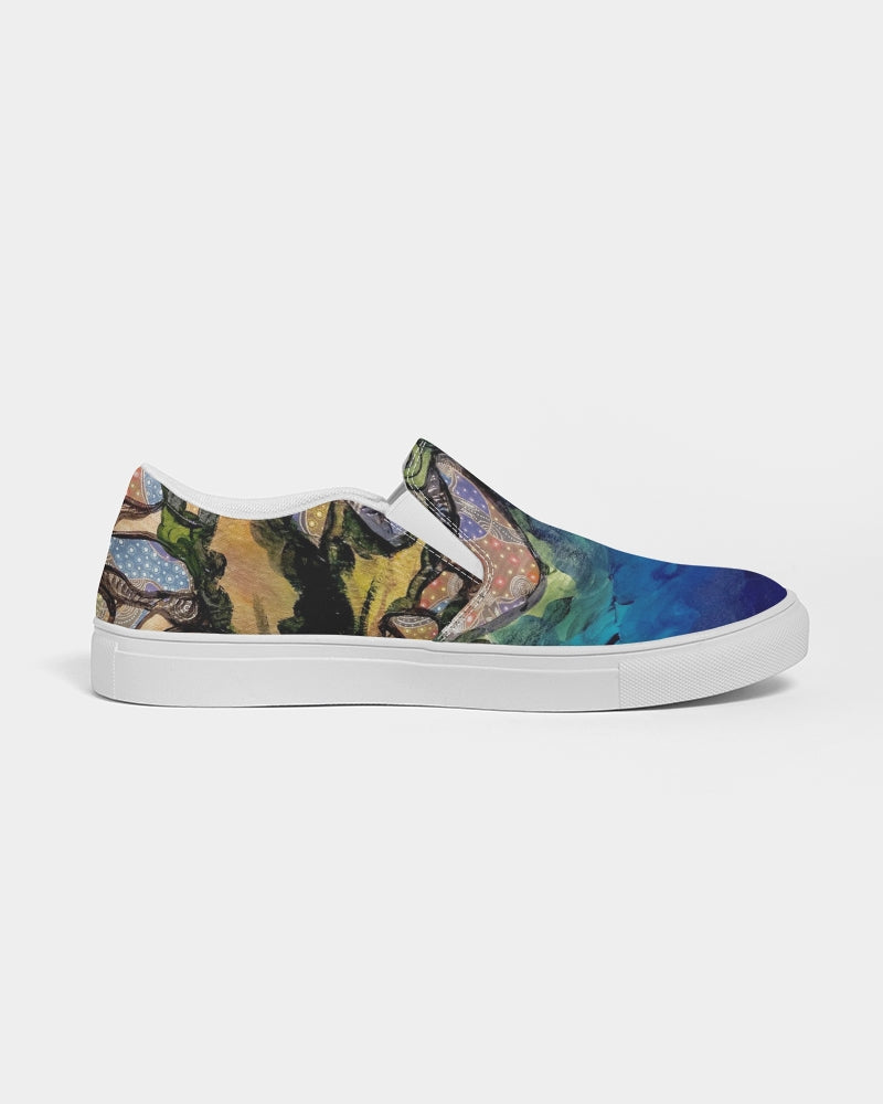 Mushrooms are Magic! Women's Slip-On Canvas Shoe