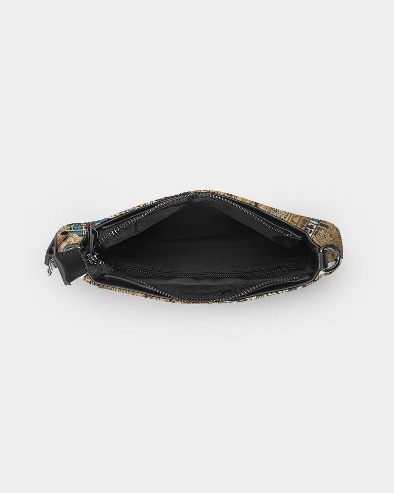 Walk like an Egyptian Petite Canvas Pouch