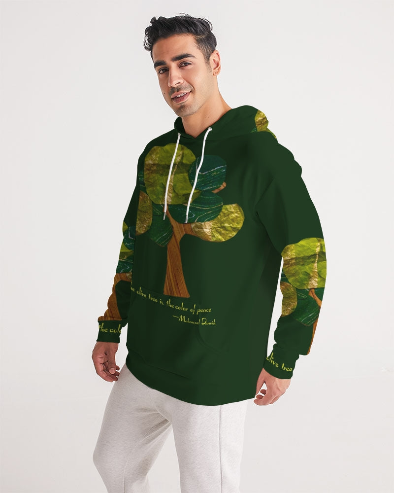The Olive Tree is the Color of Peace T shirt Men's All-Over Print Hoodie