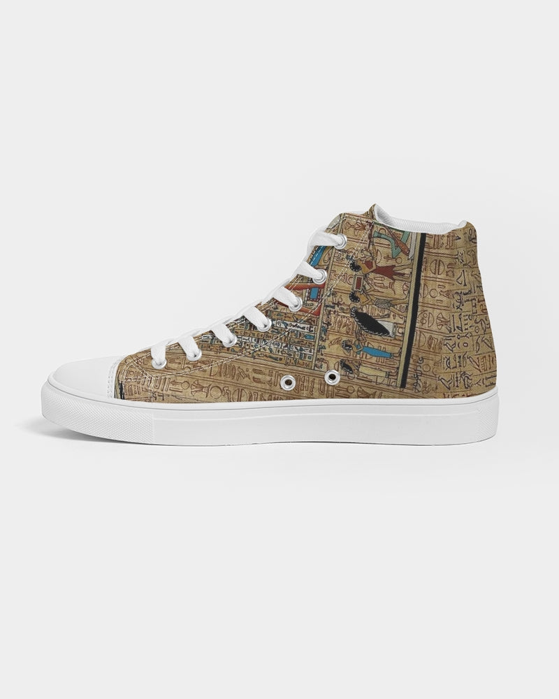 Walk like an Egyptian Men's Hightop Canvas Shoe
