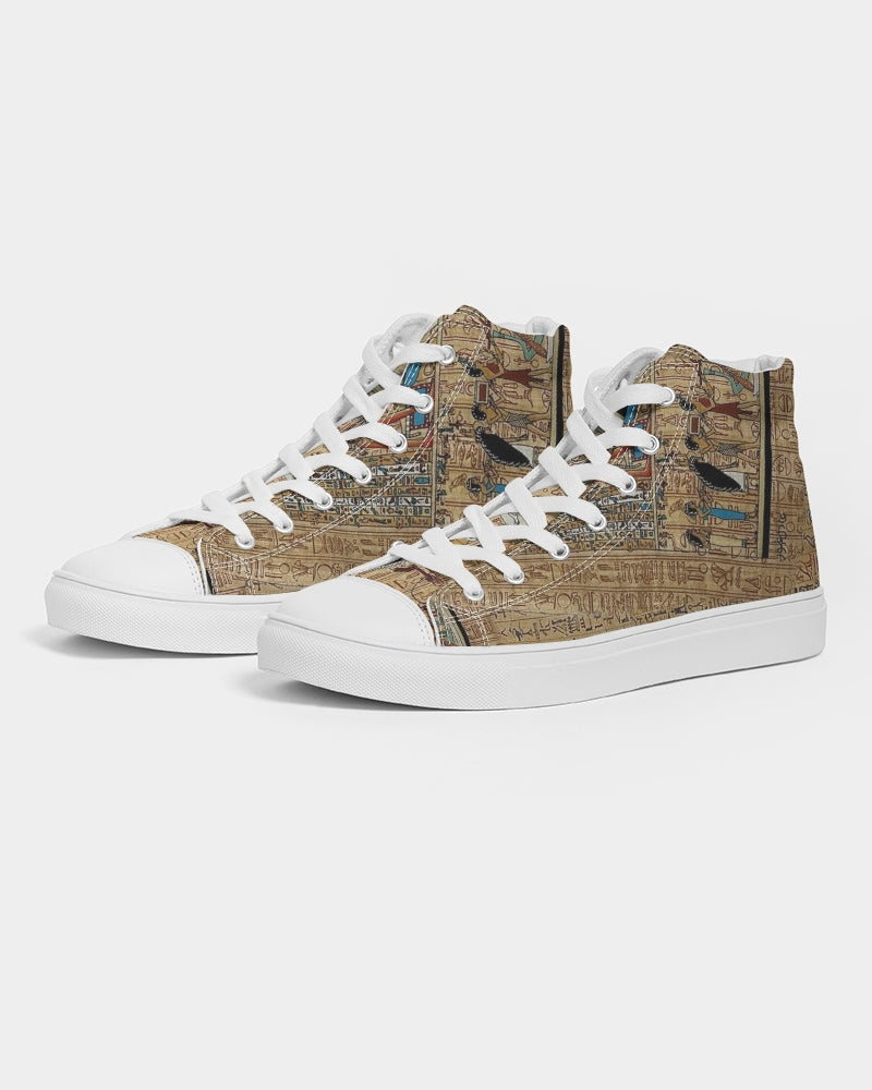 Walk like an Egyptian Men's Hightop Canvas Shoe