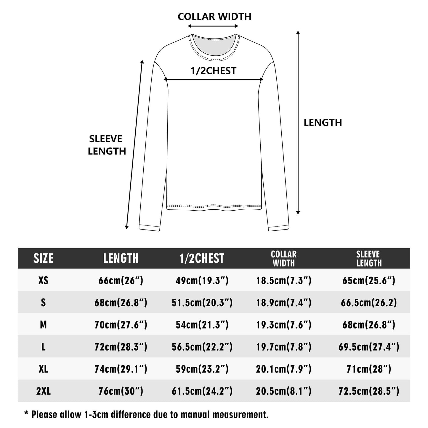 Womens Long Sleeve T Shirt