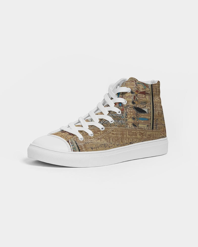 Walk like an Egyptian Men's Hightop Canvas Shoe
