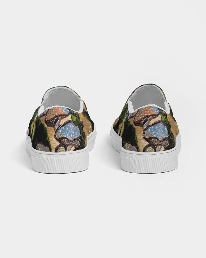 Mushrooms are Magic! Women's Slip-On Canvas Shoe