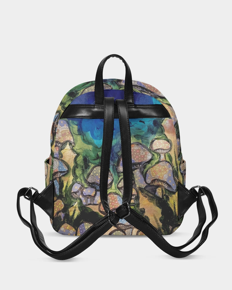 Mushrooms are Magic! Mini Canvas Backpack