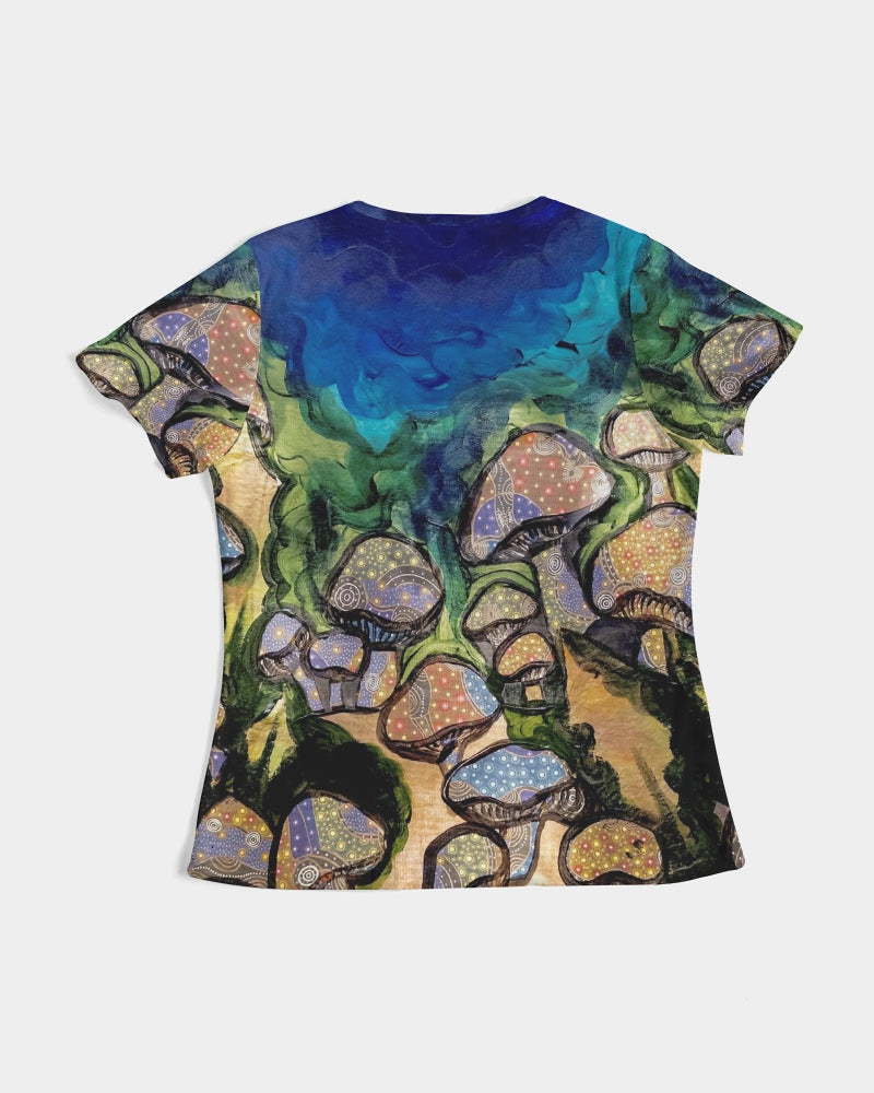 Mushrooms are Magic! Women's All-Over Print Tee