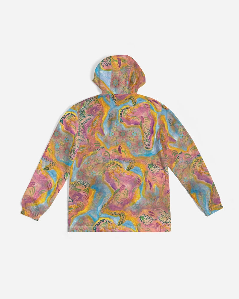 Around the world Men's All-Over Print Windbreaker