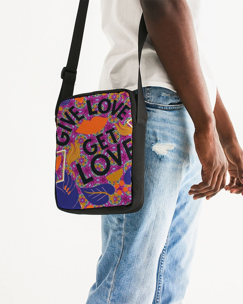 Give Love Messenger Pouch