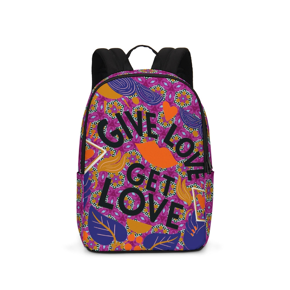Give Love Large Backpack
