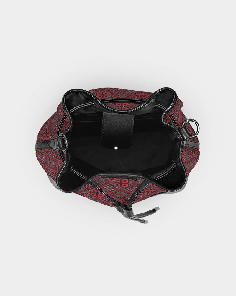 Palestinian @ Heart Mini Drawstring Bucket Bag