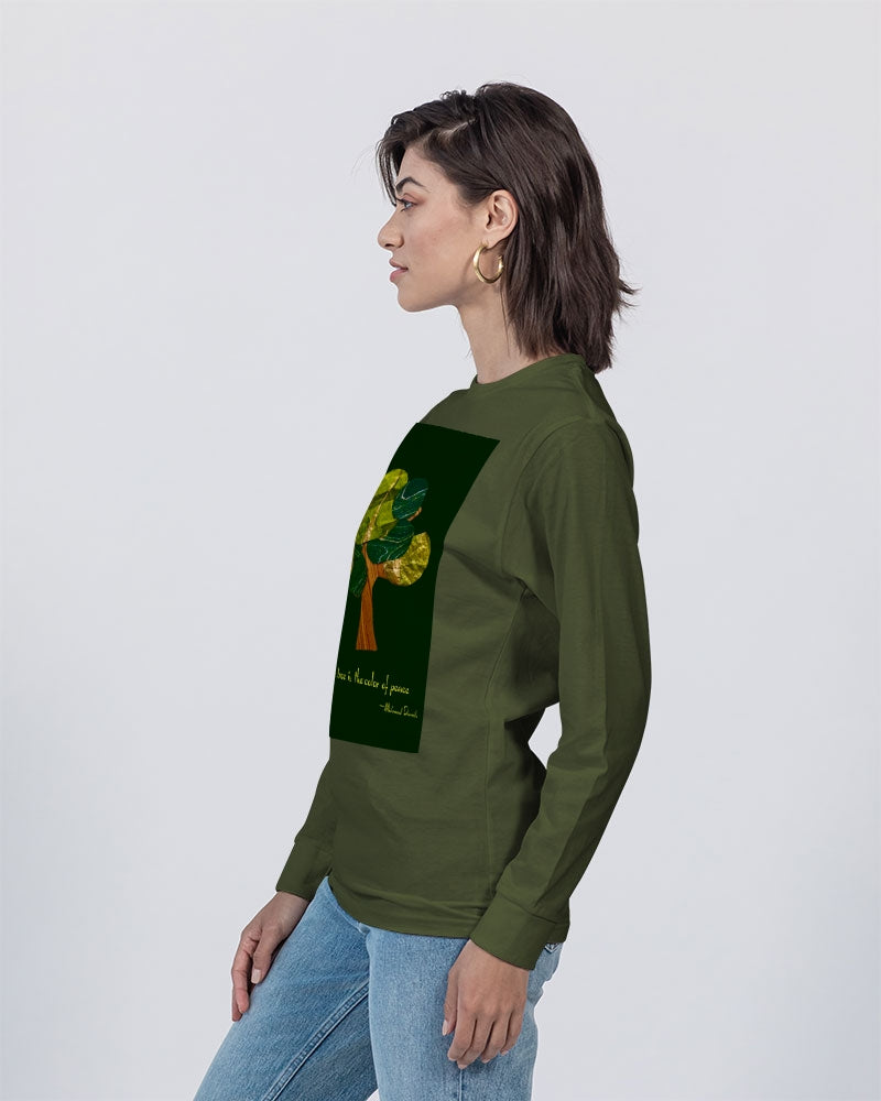 The Olive Tree is the Color of Peace T shirt Unisex Long Sleeve Tee | Lane Seven