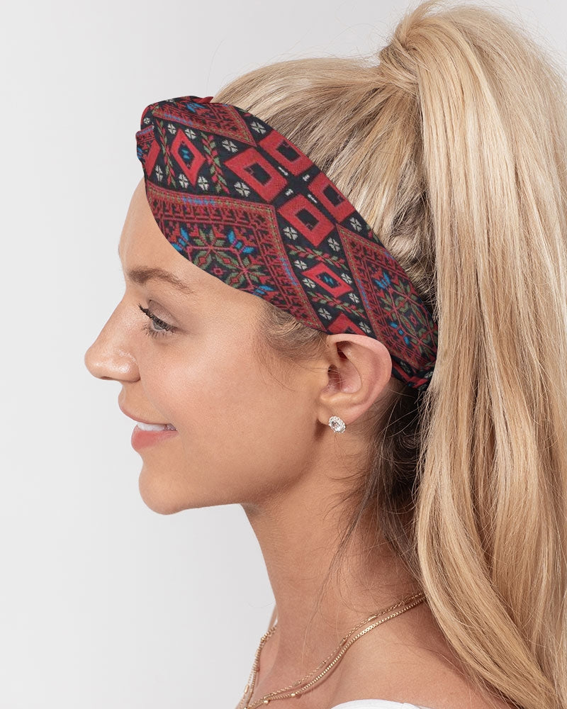 Palestinian @ Heart Twist Knot Headband Set