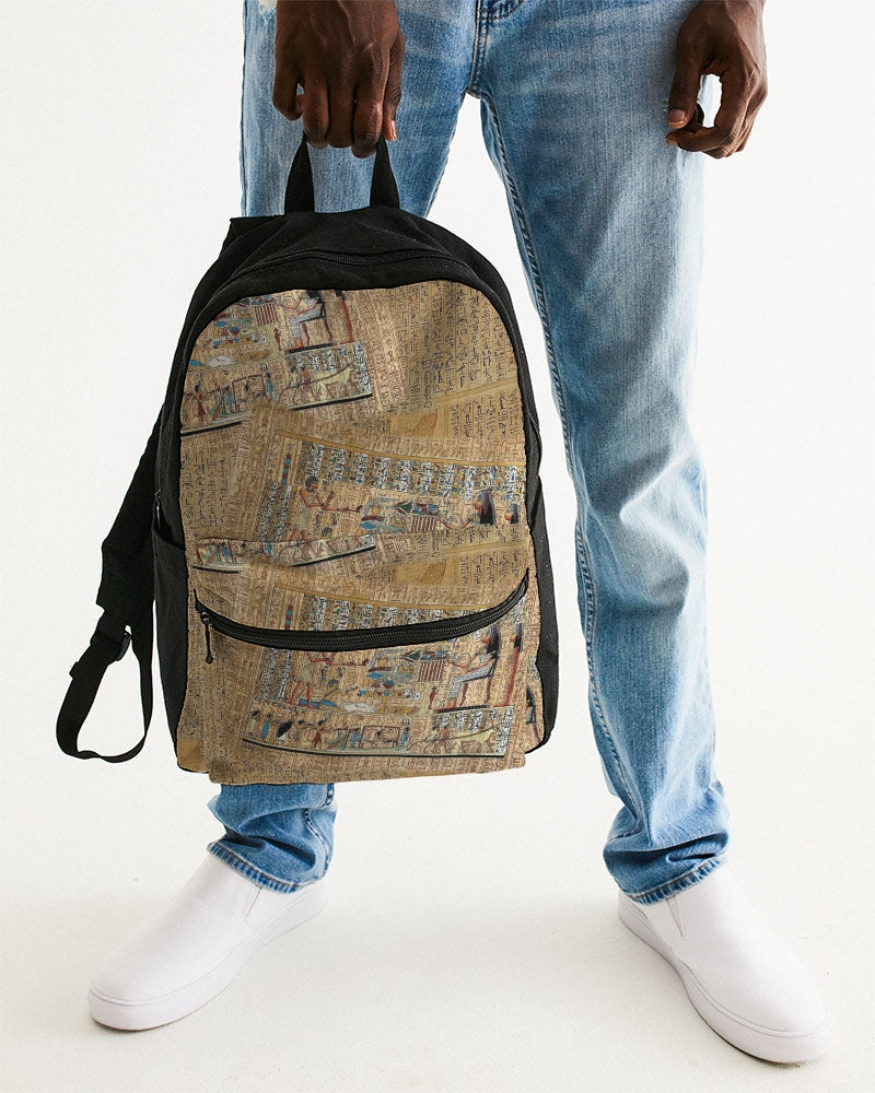 Walk like an Egyptian Small Canvas Backpack