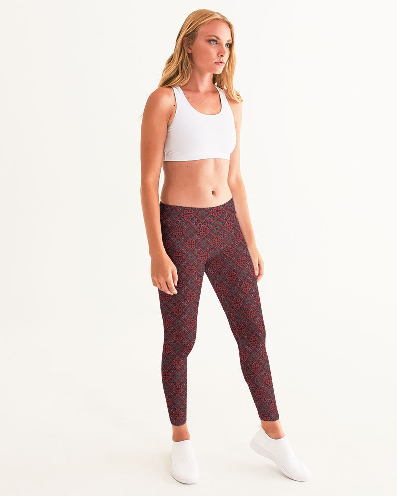 Palestinian @ Heart Women's All-Over Print Yoga Pants