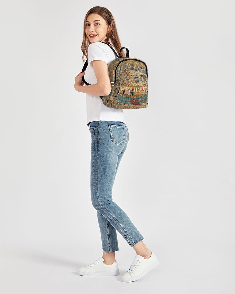 Walk like an Egyptian Mini Canvas Backpack