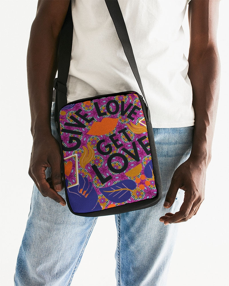 Give Love Messenger Pouch