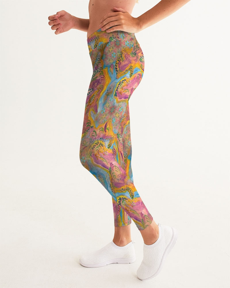 Around the world Women's All-Over Print Yoga Pants