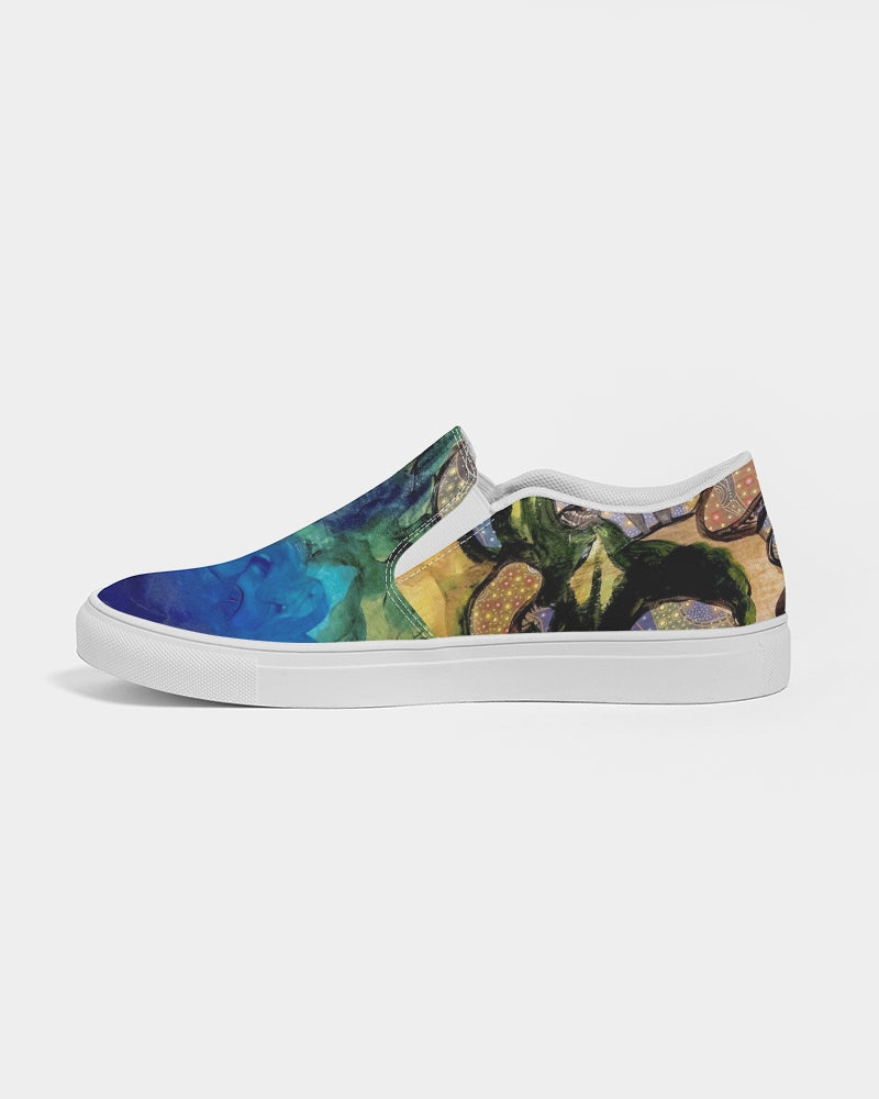 Mushrooms are Magic! Women's Slip-On Canvas Shoe