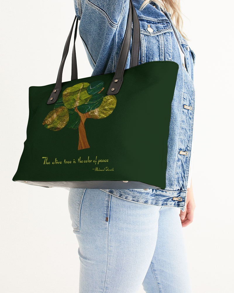 The Olive Tree is the Color of Peace T shirt Stylish Tote