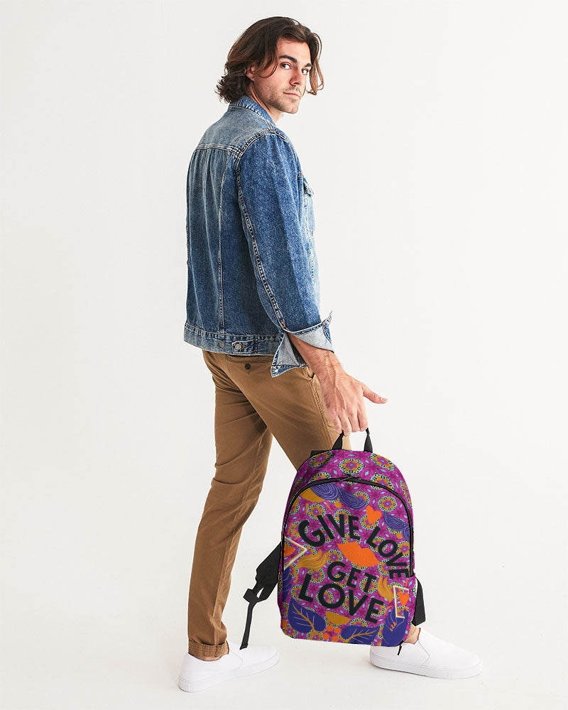 Give Love Large Backpack