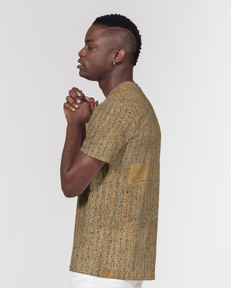Walk like an Egyptian Men's All-Over Print Pocket Tee