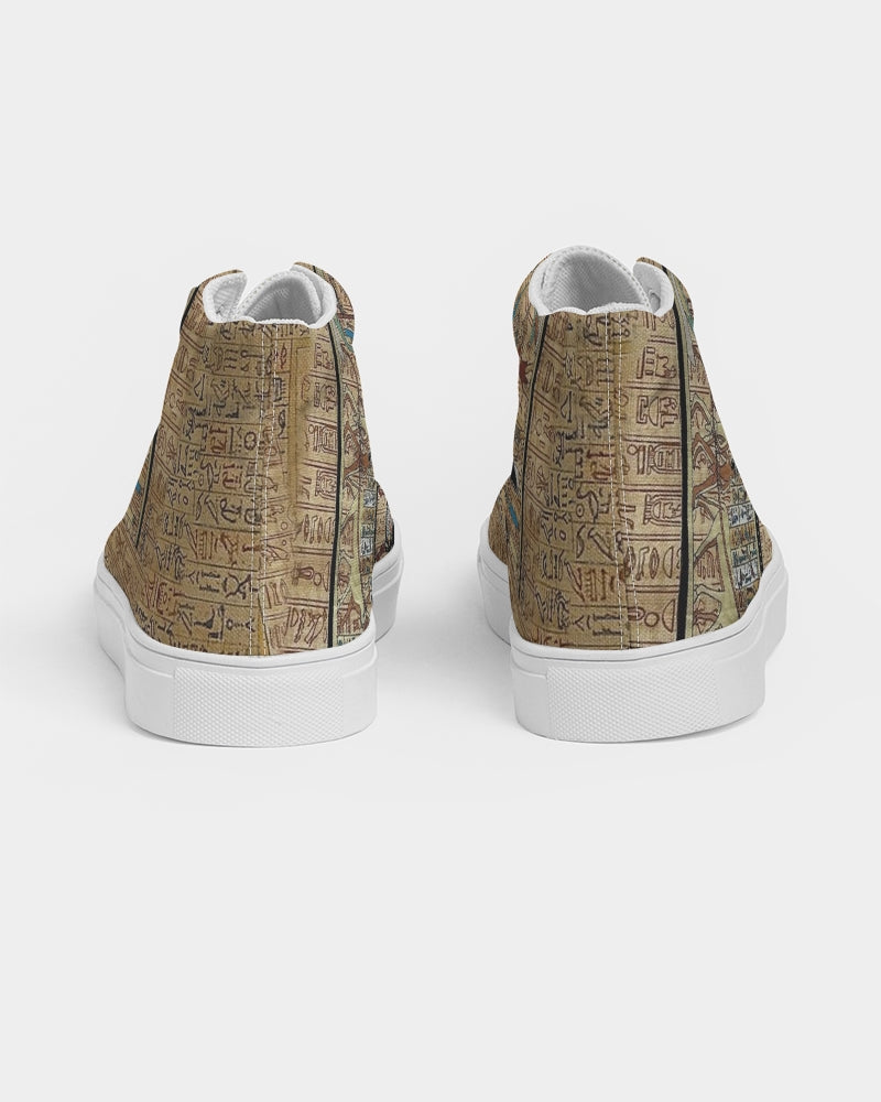 Walk like an Egyptian Men's Hightop Canvas Shoe