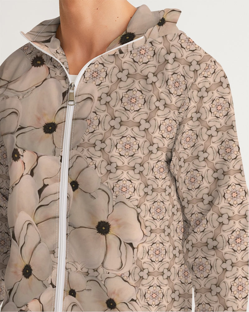 Blossoms Men's All-Over Print Windbreaker