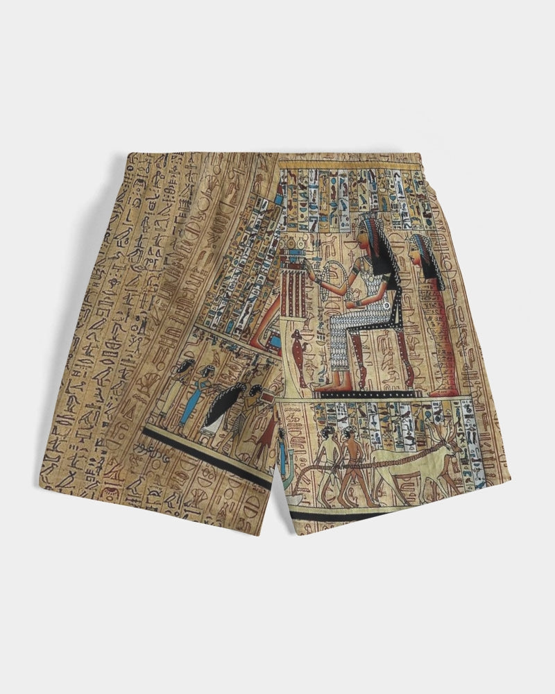 Walk like an Egyptian Men's All-Over Print Swim Trunk