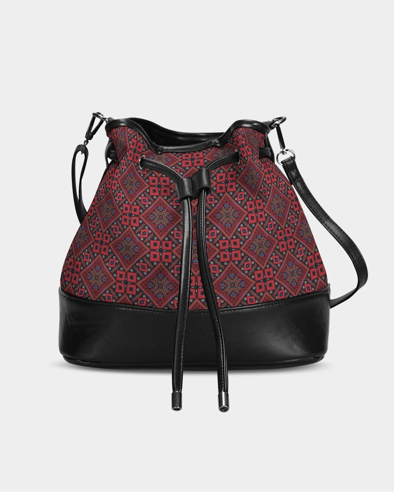 Palestinian @ Heart Mini Drawstring Bucket Bag