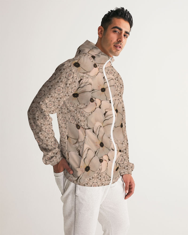 Blossoms Men's All-Over Print Windbreaker