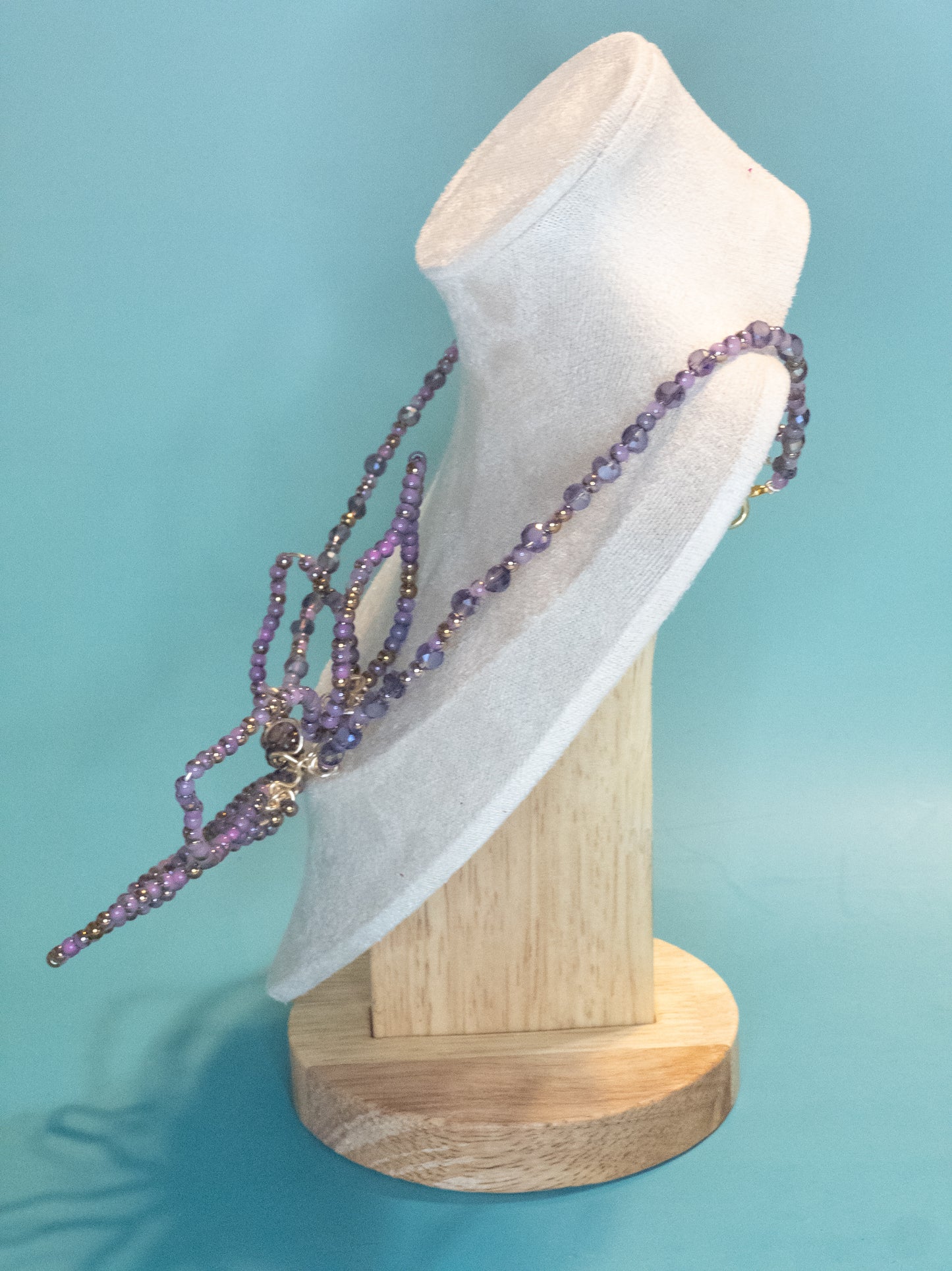 Lavender Orchid Necklace