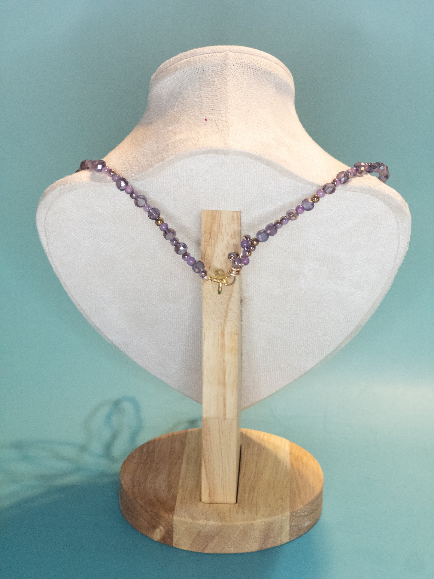 Lavender Orchid Necklace