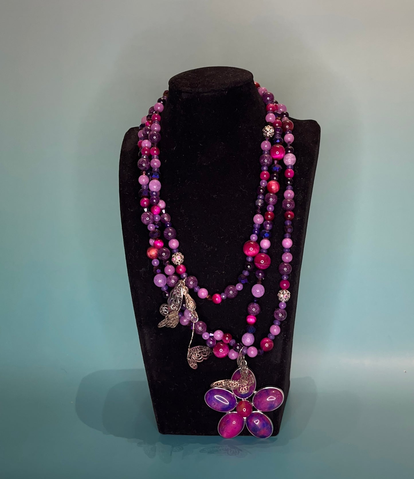 Flutter and Bloom Necklace