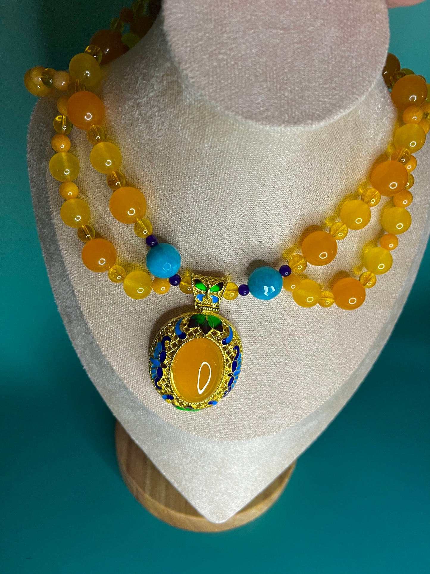 Yellow Imperial Necklace
