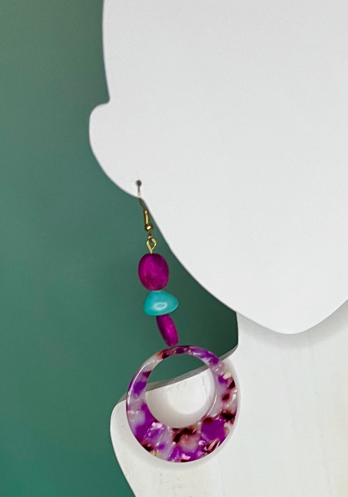 Pops of Pink Statement Earrings