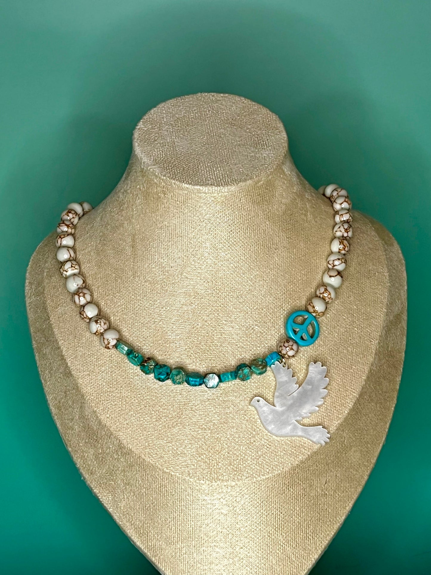 White Dove Necklace