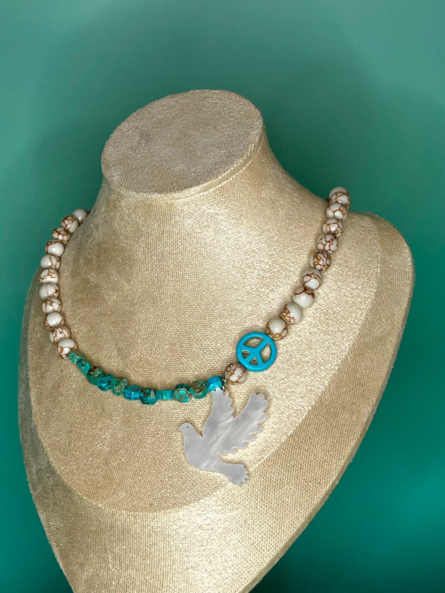 White Dove Necklace