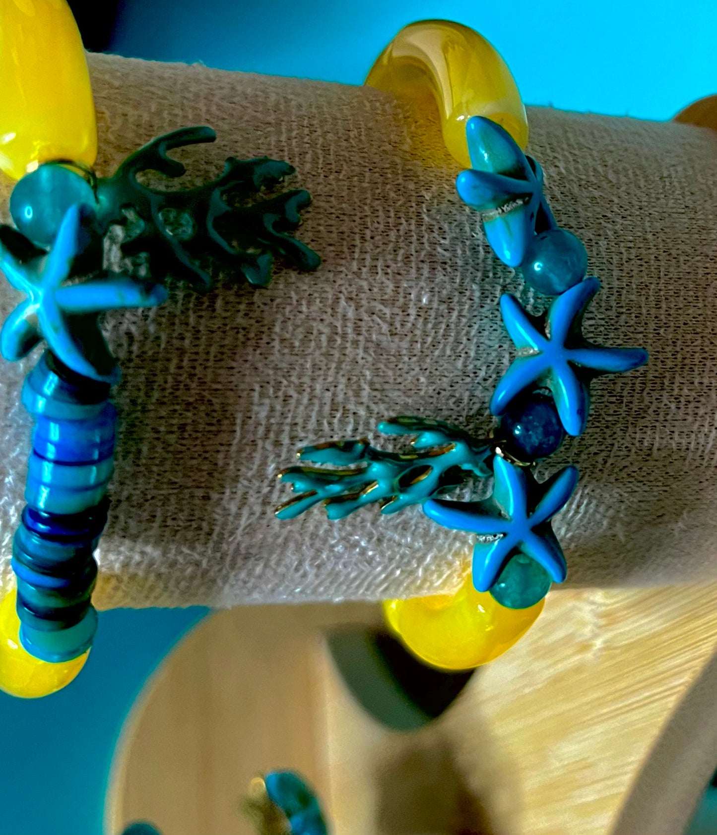 Yellow Starfish Bracelet