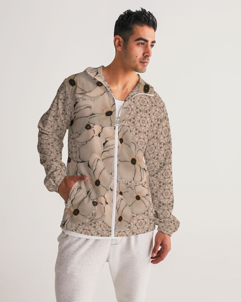 Blossoms Men's All-Over Print Windbreaker