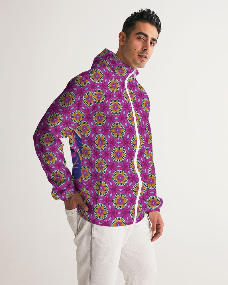 Give Love Men's All-Over Print Windbreaker