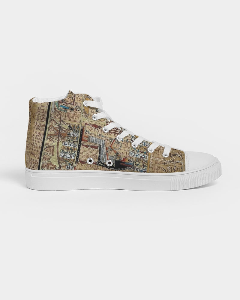 Walk like an Egyptian Men's Hightop Canvas Shoe