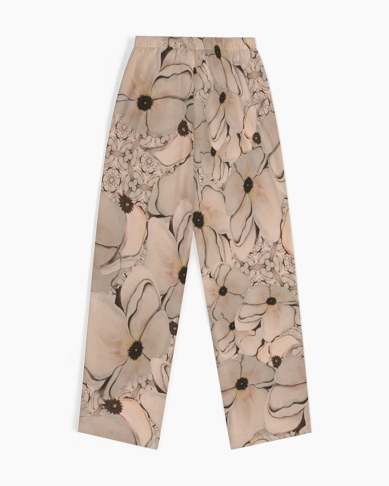 Blossoms Women's Satin Pajama Pants