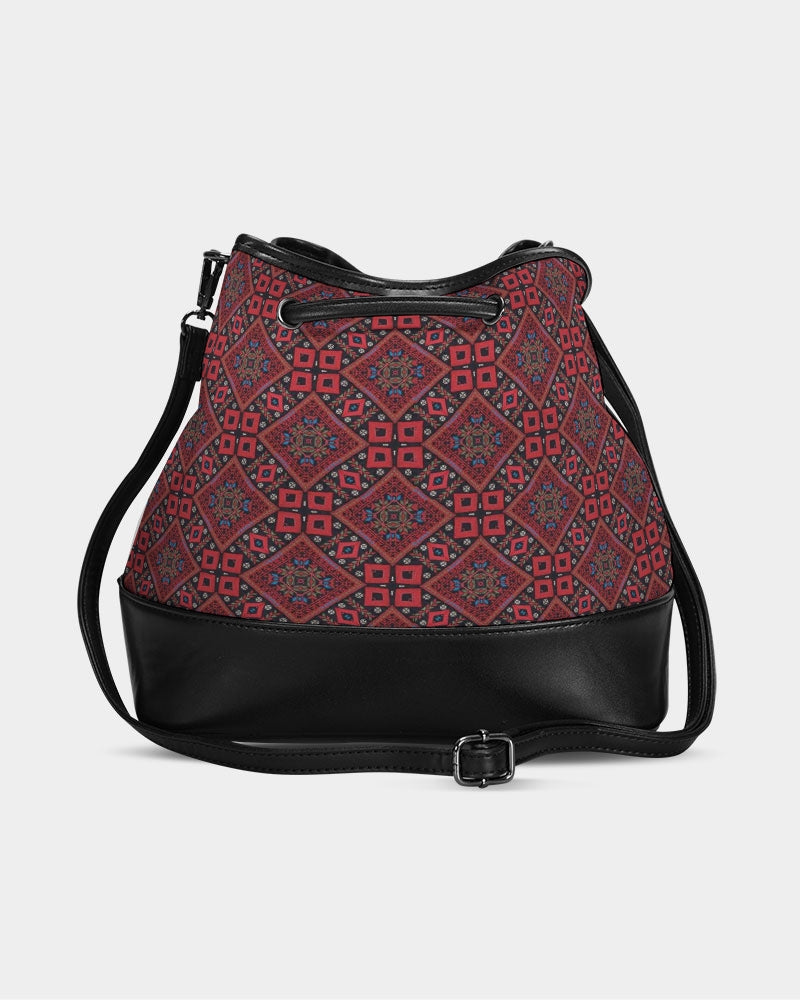 Palestinian @ Heart Mini Drawstring Bucket Bag