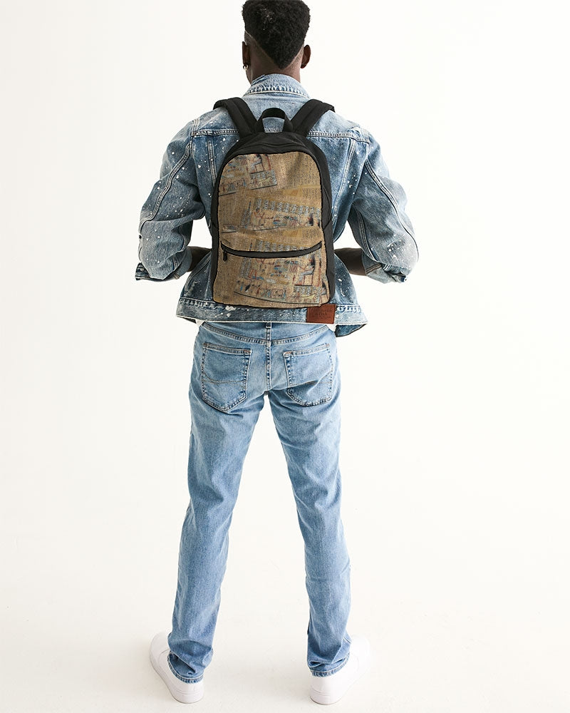 Walk like an Egyptian Small Canvas Backpack