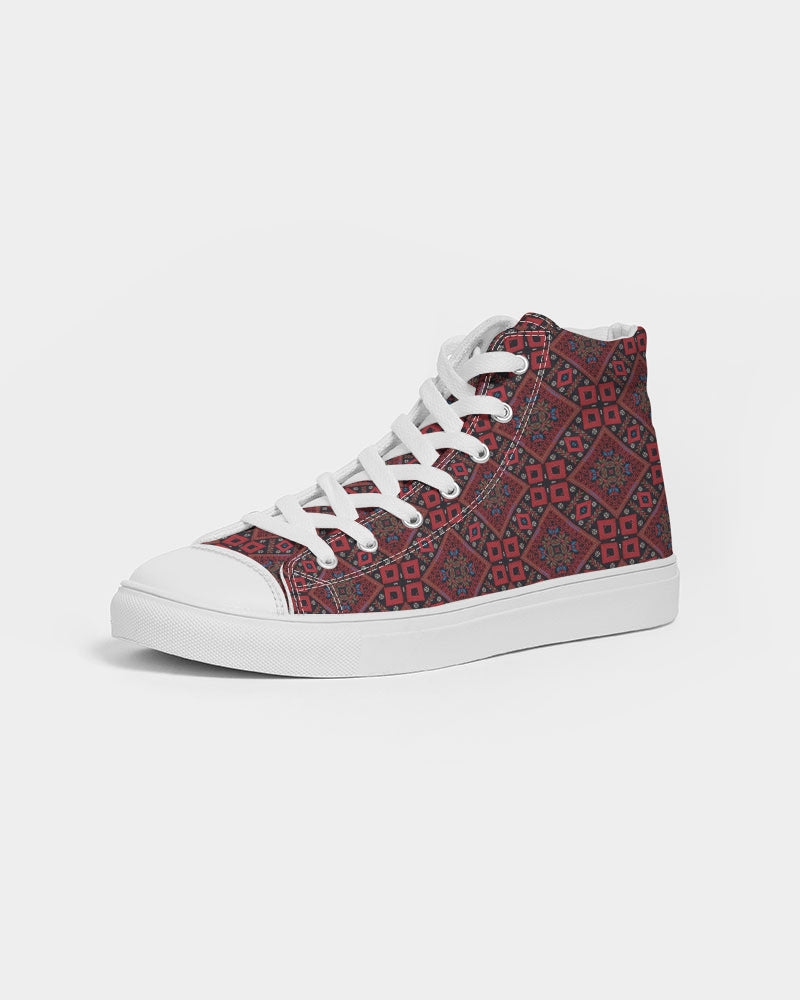 Palestinian @ Heart Men's Hightop Canvas Shoe