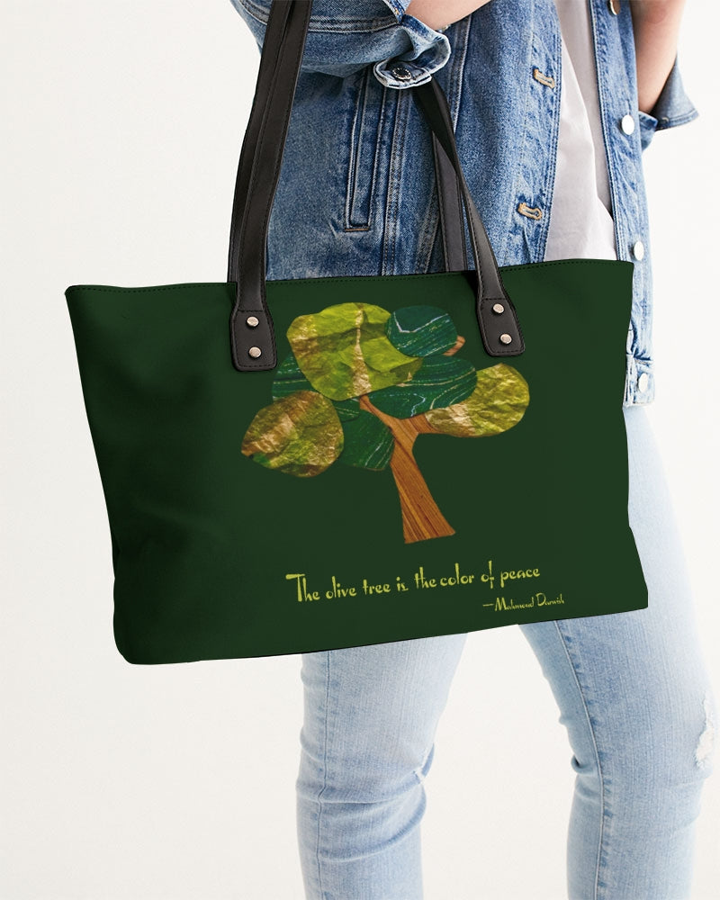 The Olive Tree is the Color of Peace T shirt Stylish Tote