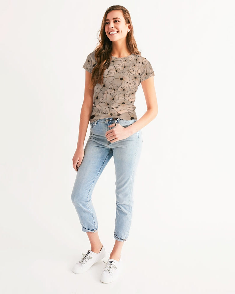 Blossoms Women's All-Over Print Tee