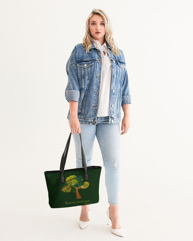The Olive Tree is the Color of Peace T shirt Stylish Tote
