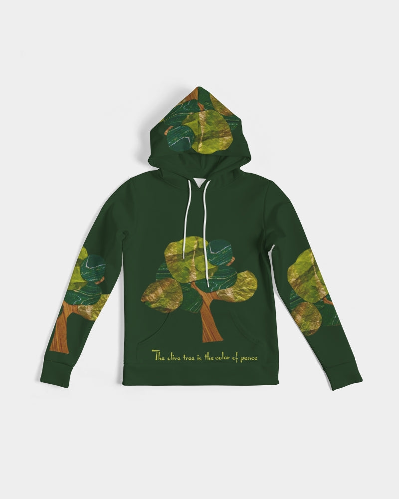 The Olive Tree is the Color of Peace T shirt Women's All-Over Print Hoodie