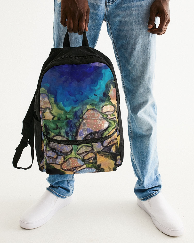 Mushrooms are Magic! Small Canvas Backpack
